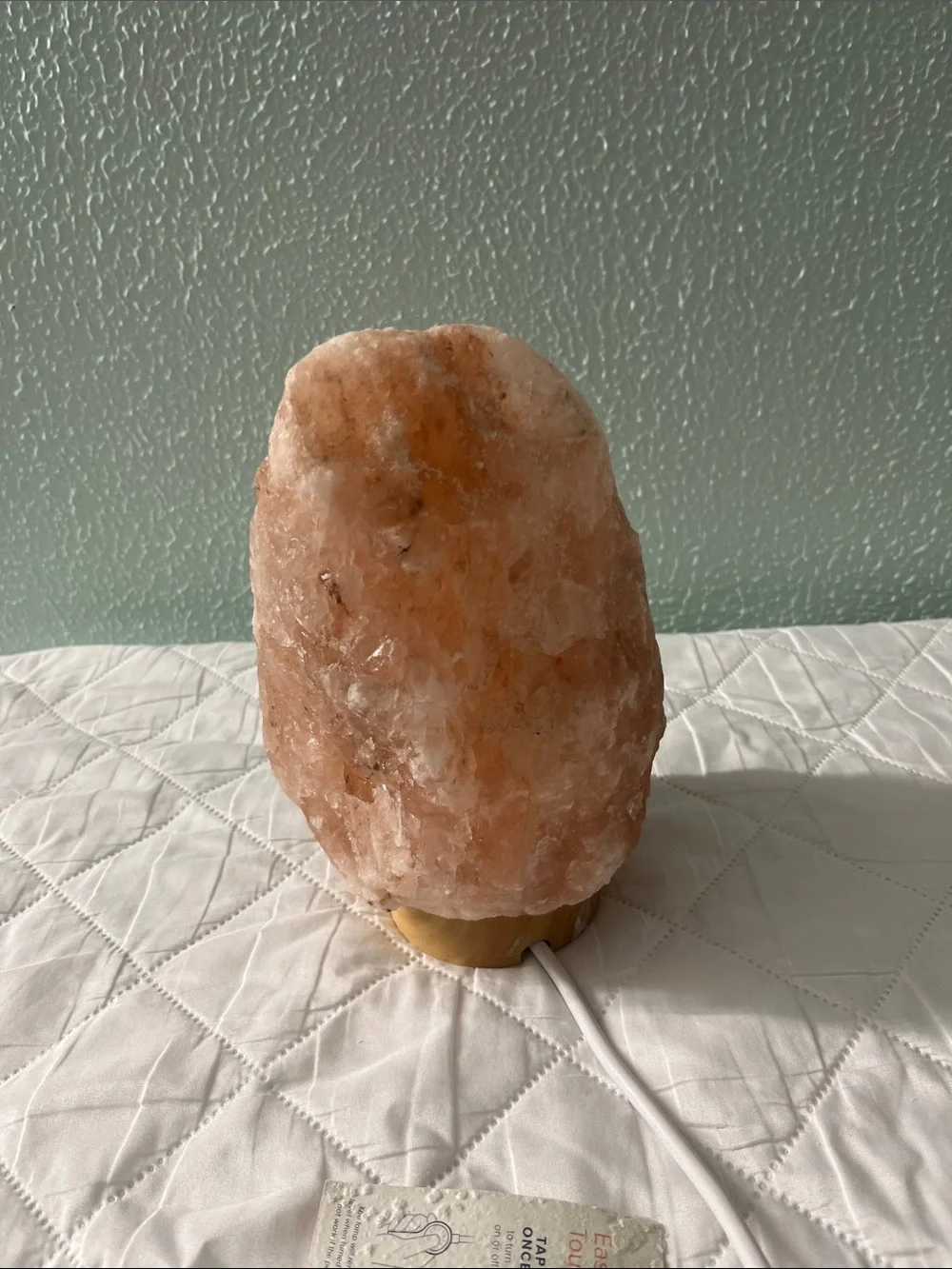 Hand-Carved Himalayan Salt Lamp Lantern - Warm Orange Light